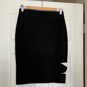 Guess Black Twist Skirt Size M